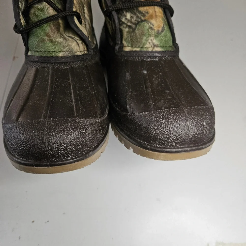 Aspen Sport Mens Duck Boots‎ Camo Thinsulate Insulated Hunting Rain Boots Size 8